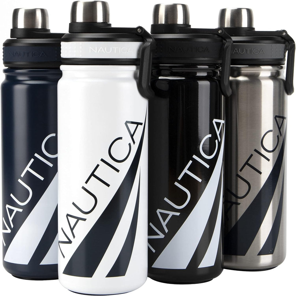 Water Bottle, Insulated Water Bottle, Stainless Steel Water Bottles, Metal Water Bottle, Big Water Bottle, Reusable Water Bottle, Dual Mouth Chug Cap/ Wide Mouth Opening - Keel