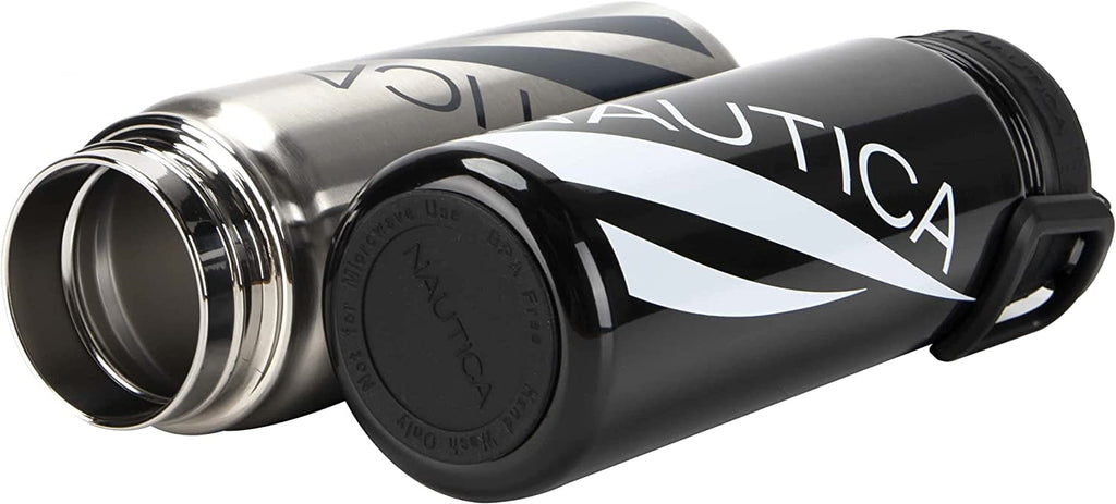 Water Bottle, Insulated Water Bottle, Stainless Steel Water Bottles, Metal Water Bottle, Big Water Bottle, Reusable Water Bottle, Dual Mouth Chug Cap/ Wide Mouth Opening - Keel