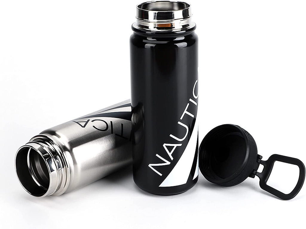 Water Bottle, Insulated Water Bottle, Stainless Steel Water Bottles, Metal Water Bottle, Big Water Bottle, Reusable Water Bottle, Dual Mouth Chug Cap/ Wide Mouth Opening - Keel