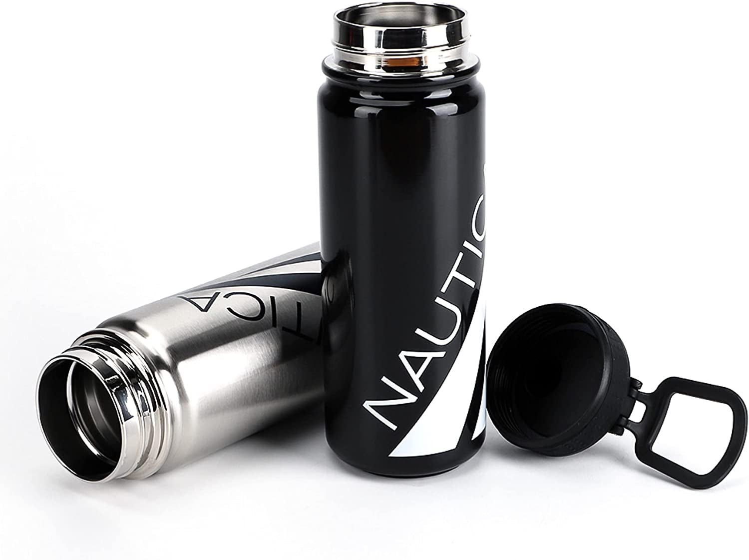 Water Bottle, Insulated Water Bottle, Stainless Steel Water Bottles, Metal Water Bottle, Big Water Bottle, Reusable Water Bottle, Dual Mouth Chug Cap/ Wide Mouth Opening - Keel